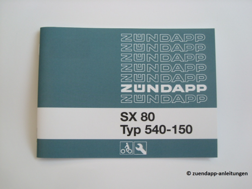 Bedienungsanleitung Zündapp SX 80 Enduro, Handbuch