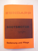 Bedienungsanleitung Zündapp Bootsmotor, Handbuch, Typ 304