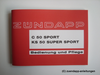 Bedienungsanleitung Zündapp C 50 Sport, KS50 Super Sport, 517-028, 210, 20LC, LB